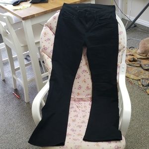 7 for all Mankind boot cut black jeans, New